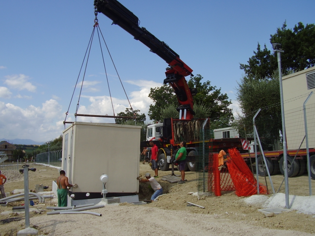 CABINE ELETTRICHE PREFABBRICATE (Impianto fotovoltaico Monsampietro FERMO)