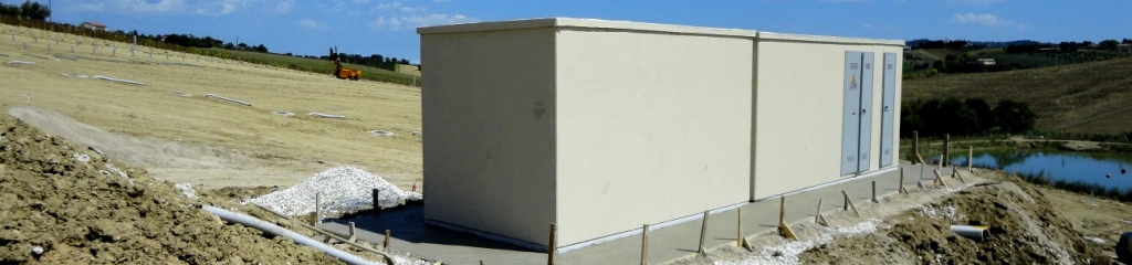 CABINE ELETTRICHE PREFABBRICATE2 (Impianto fotovoltaico Recanati-MC)